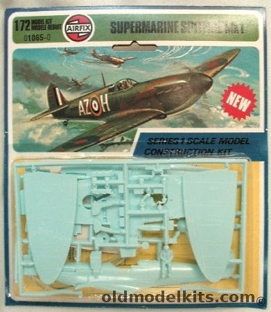 Airfix 1/72 Supermarine Spitfire Mk1 - 234 Sqn RAF Middle Wallop 1940 Blister Pack, 01065-0 plastic model kit